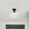 Designers Fountain Indigo 10 in. 1-Light Matte Black Modern Semi Flush Mount with Clear Glass Shade for Bedrooms D312M-SF-MB - alternate 6